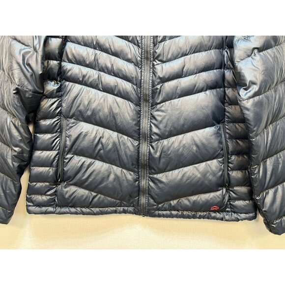 Cabelas XPG Womens Puffer Down Jacket Size XL Black Hooded Quilted Outdoors - Picture 5 of 12